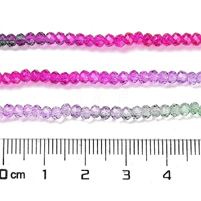 Transparent Painted Glass Beads Strands LS-DGLA-A034-T2mm-A06-1