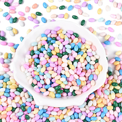 500Pcs Baking Paint Glass Seed Beads SEED-PA0001-05A-1