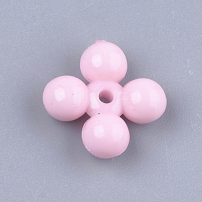 Opaque Solid Color Acrylic Beads MACR-T030-03-1