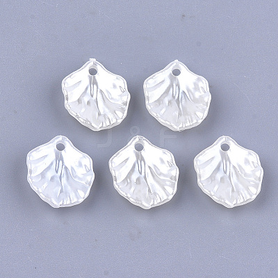 Acrylic Imitation Pearl Pendants X-OACR-T016-01A-1