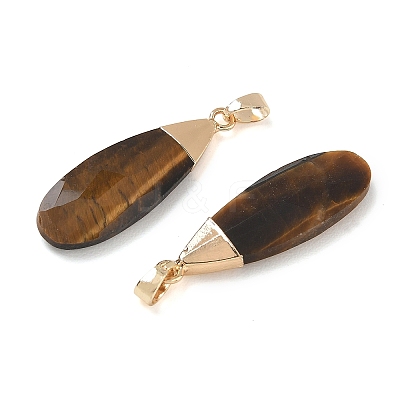 Natural Tiger Eye Pendants GG-CBA9F30-03G-02-1