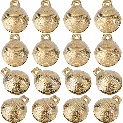 Brass Bell Pendants KKB-FH0001-01B-1