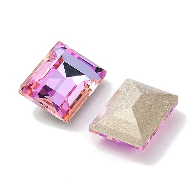 Glass Rhinestone Cabochons RGLA-G020-01A-D502-1
