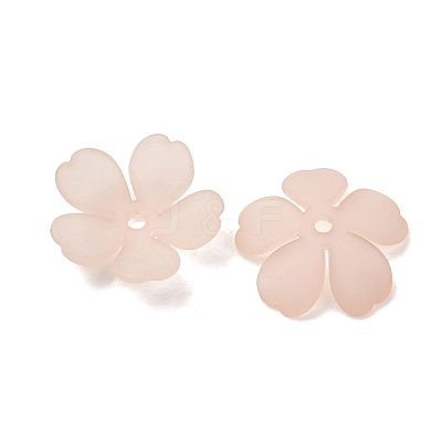 Frosted Acrylic Bead Caps AC-CBA1E6C-08A-1