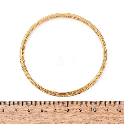 5Pcs 304 Stainless Steel Bangle Set for Women BJEW-S162-01C-G-1