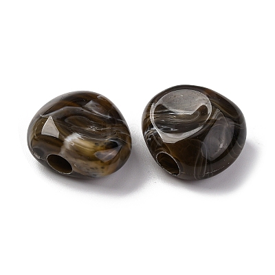 Two Tone Opaque Acrylic Beads MACR-Z002-01D-1