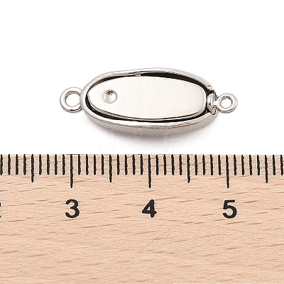 Brass Micro Pave Clear Cubic Zirconia Box Clasps KK-C075-20P-1