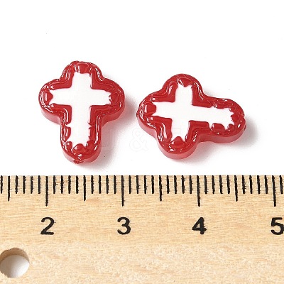 Baking Paint Glass Enamel Beads BLOW-D300-06E-1