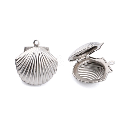 Stainless Steel Locket Pendants PW-WG6FFAD-01-1