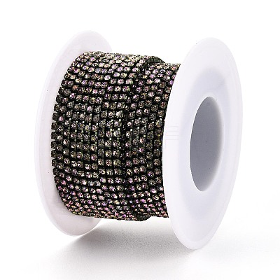Iron Rhinestone Cup Chains CH-T006-05B-16-1