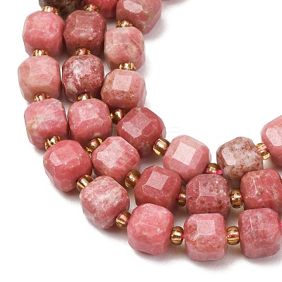 Natural Thulite Beads Strands GG-CBAC972-A19-01-1