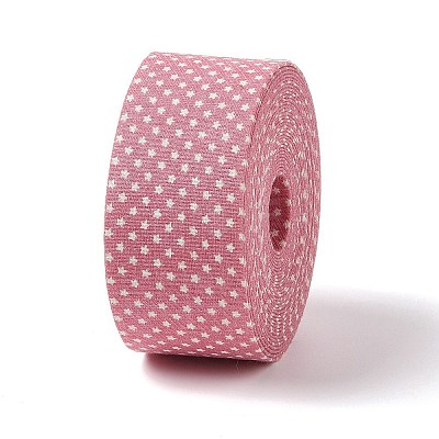 5M Cotton Linen Strar Printed Ribon LS-OCOR-K008-01C-04-1
