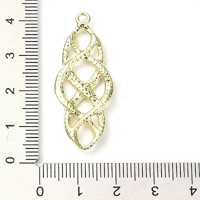 Rack Plating Alloy Pendants PALLOY-K023-01G-1