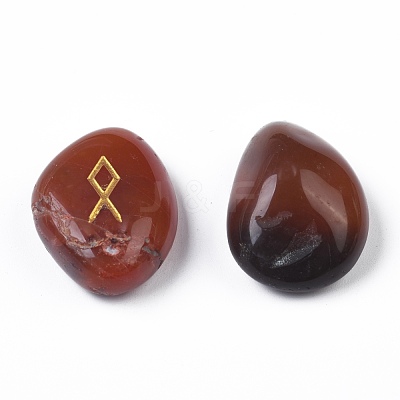 Natural Carnelian Carved Beads G-M366-03-1