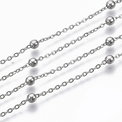 Tarnish Resistant 304 Stainless Steel Cable Chains CHS-S006-JN961-1-1