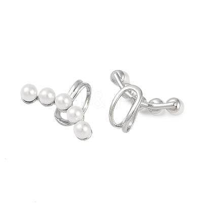 304 Stainless Steel Cuff Earrings for Women EJEW-K281-30P-1