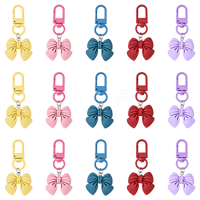 5Pcs Resin Pendant Decorations HJEW-YW00124-1