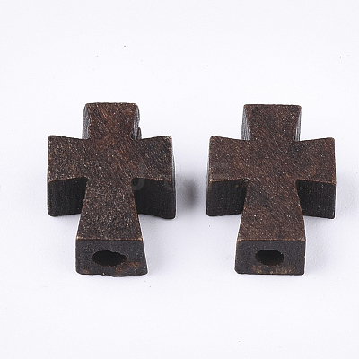 Natural Wooden Beads X-WOOD-S050-39-1