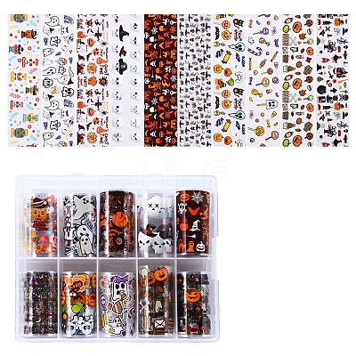 10 Styles Nail Art Transfer Stickers Decals MRMJ-R129-01-1