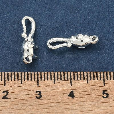 925 Sterling Silver Hook Clasps STER-A050-09B-S-1
