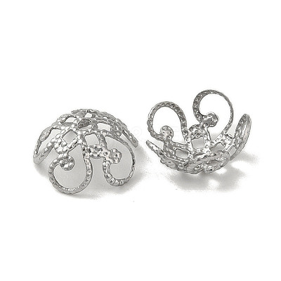 Non-Tarnish 304 Stainless Steel Bead Caps STAS-P363-07P-1