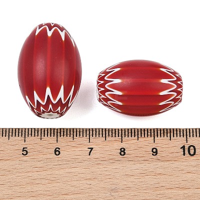 Handmade Millefiori Glass Beads GL-CBAAE72-01A-02-1