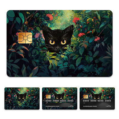 Plastic Waterproof Card Stickers STIC-WH0032-006-1
