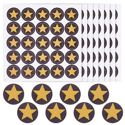 PVC Plastic Waterproof Stickers DIY-WH0386-18A-1