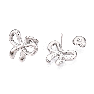 Non-Tarnish 304 Stainless Steel Stud Earrings EJEW-H115-07P-1