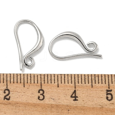 Brass Earring Hooks KK-L075-008P-1