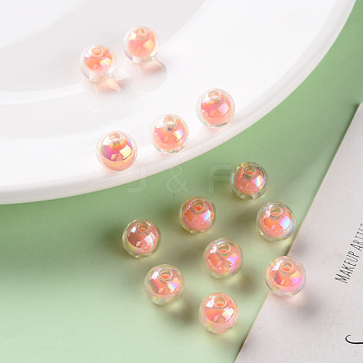 Transparent Acrylic Beads TACR-S152-15B-SS2109-1