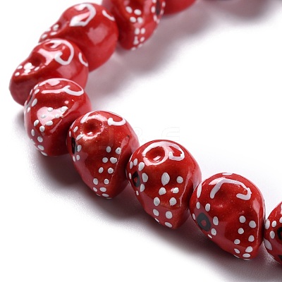 Handmade Porcelain Beads LAMP-F020-38E-1