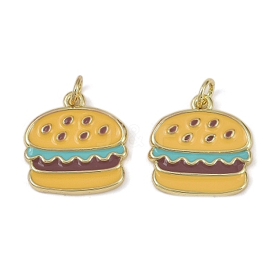 Brass Enamel Pendants KK-I358-072G-02-1