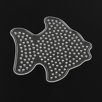 Fish ABC Plastic Pegboards used for 5x5mm DIY Fuse Beads X-DIY-Q009-22-1