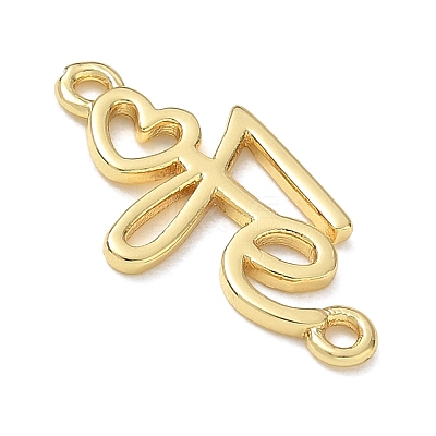Brass Connector Charms KK-CBAE532-01N-G-1