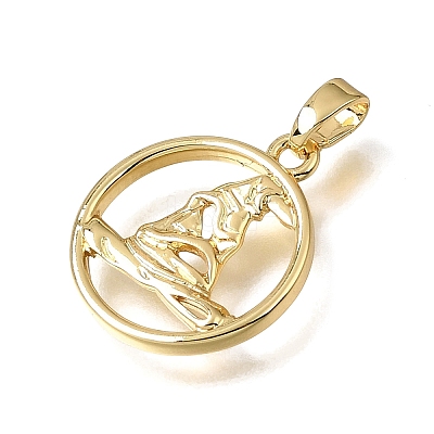 Brass Pendants KK-CBAA632-15G-1