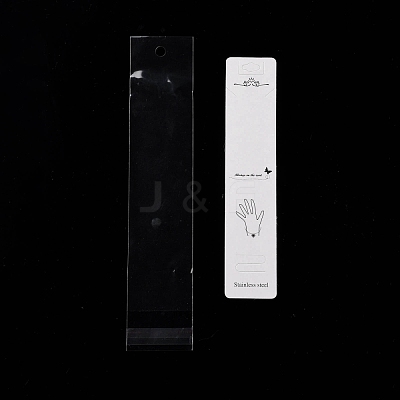Paper Bracelet Display Cards OPP-C002-09A-1