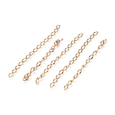 Ion Plating(IP) 304 Stainless Steel Chain Extender X-STAS-I147-01G-1
