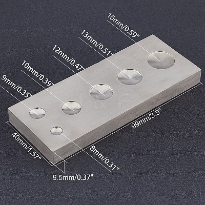 Stainless Steel Bench Block TOOL-WH0122-32P-1