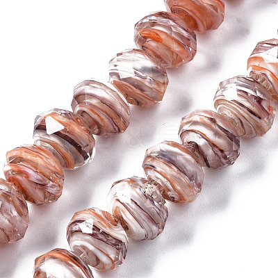 Handmade Lampwork Beads Strands LAMP-T007-13A-1