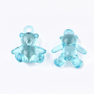 Transparent Acrylic Pendants TACR-S133-110-1