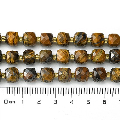 Natural Tiger Eye Beads Strands G-Q010-A09-01-1