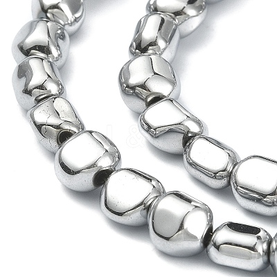 Electroplated Synthetic Non-magnetic Hematite Beads Strands G-C024-01E-1