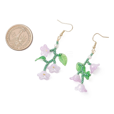 304 Stainless Steel Dangle Earrings EJEW-MZ00587-04-1