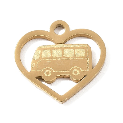 304 Stainless Steel Charms SA-CBAE30B-03G-G-1