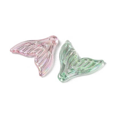 Transparent Acrylic Pendants OACR-O006-04-1