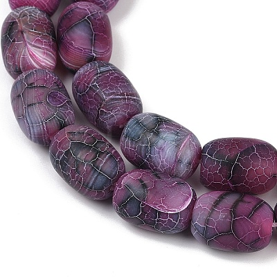 Natural Weathered Agate Beads Strands G-NH0047-B08-02-1