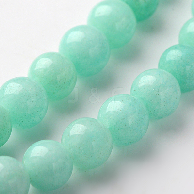 Natural & Dyed White Jade Beads Strands GSR055-1