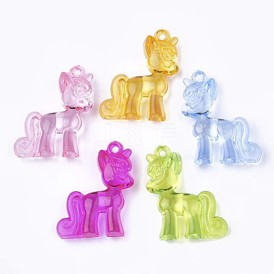 Transparent Acrylic Pendants TACR-S149-05-1