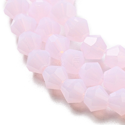 Imitation Jade Glass Beads Strands EGLA-A039-J4mm-D02-1